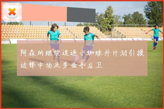 阿森纳继续追逐小蜘蛛并计划引援边锋中场及多面手后卫