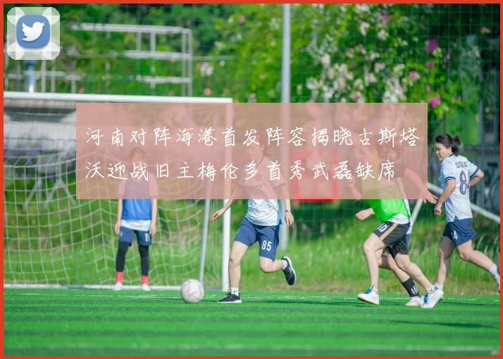 河南对阵海港首发阵容揭晓古斯塔沃迎战旧主梅伦多首秀武磊缺席